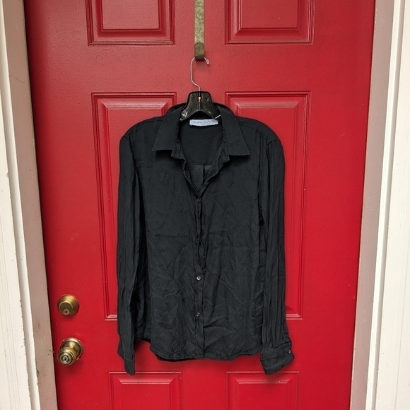 Societe Anonyme Silk Button Down Shirt - Picture 1 of 4